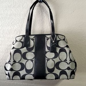 COACH Kisslock Carryall Satchel F13533